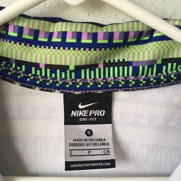 Nike Pro Dri-Fit 1/2 Zip Long Sleeve Pullover - Picture 5 of 11